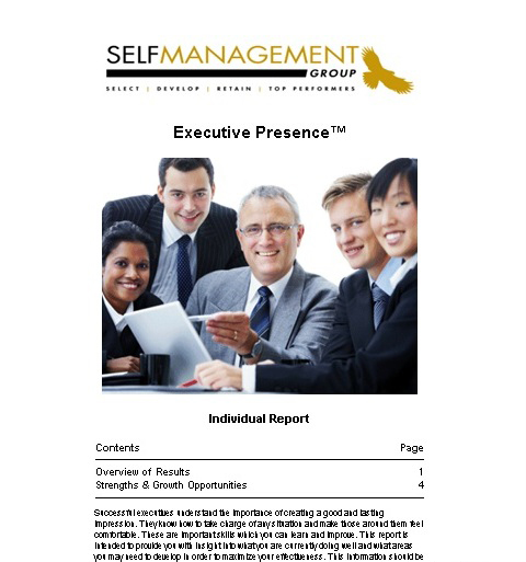 executive presence assessment